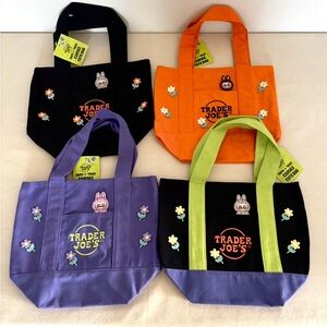Trader Joe's Halloween Custom Mini Tote Bag Labubu Tote Bag Limited Edition